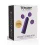 Wibrator kieszonkowy ToyJoy fioletowy 12 funkcji USB 6 cm - 4