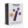Wibrator kieszonkowy ToyJoy fioletowy 12 funkcji USB 6 cm