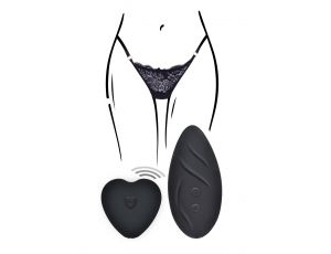Stymulator do majteczek ToyJoy Angel czarny z pilotem USB