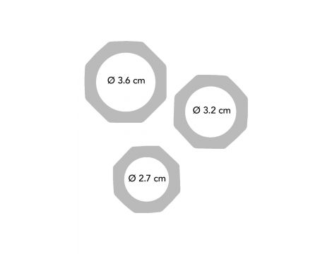 Power Halo C-Ring Set Black - 3