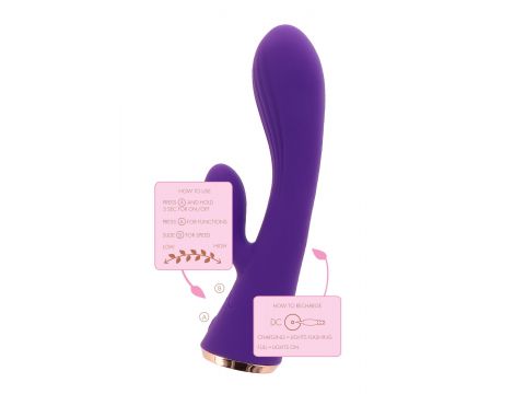 Iris Rabbit Vibrator Purple - 6