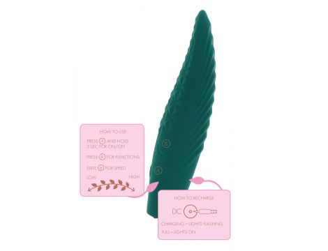 Alyssa Textured Stimulator Green - 6