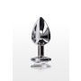 Korek analny Starlight Booty Jewel ToyJoy srebrny duży - 2