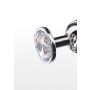 Korek analny Starlight Booty Jewel ToyJoy srebrny duży - 3