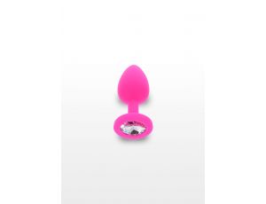Korek analny Diamond Booty Jewel ToyJoy różowy 7 cm