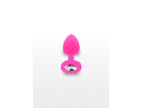 Korek analny Diamond Booty Jewel ToyJoy różowy 7 cm