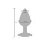 Korek analny Diamond Booty Jewel ToyJoy różowy 7 cm - 5