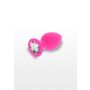 Korek analny Diamond Booty Jewel ToyJoy różowy 8 cm - 2