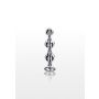 Korek analny Diamond Star Beads ToyJoy srebrny 10.5 cm - 5