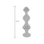 Korek analny Diamond Star Beads ToyJoy srebrny 10.5 cm - 6