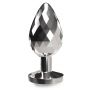 Korek analny Disco Diamond ToyJoy srebrny duży - 6