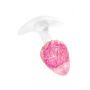 Korek analny ToyJoy Crystal Small silikonowy różowy 8,5 cm - 6