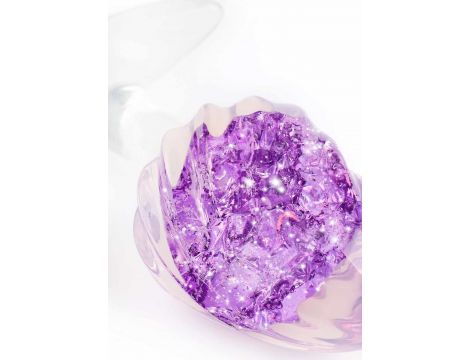 Korek analny ToyJoy Crystal Medium fioletowy 9,5 cm - 4