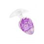 Korek analny ToyJoy Crystal Medium fioletowy 9,5 cm - 6