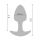 Korek analny ToyJoy Crystal Medium fioletowy 9,5 cm