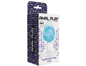 Korek analny ToyJoy Crystal Large silikonowy 10,5 cm