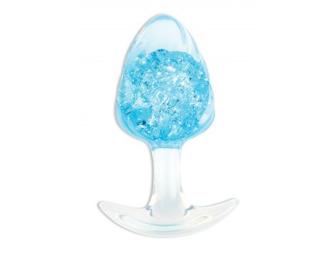 Korek analny ToyJoy Crystal Large silikonowy 10,5 cm - 2
