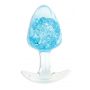 Korek analny ToyJoy Crystal Large silikonowy 10,5 cm - 3