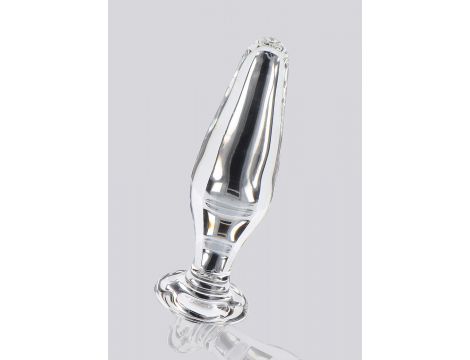 Korek analny szklany Star Sparkler ToyJoy przezroczysty 12 cm - 4