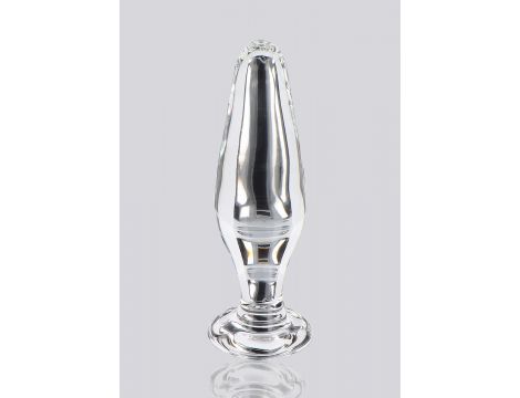 Korek analny szklany Star Sparkler ToyJoy przezroczysty 12 cm