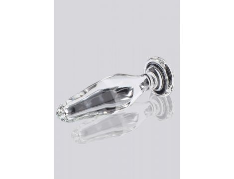 Korek analny szklany Star Sparkler ToyJoy przezroczysty 12 cm - 2