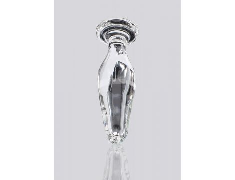 Korek analny szklany Star Sparkler ToyJoy przezroczysty 12 cm - 3
