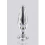 Korek analny szklany Star Sparkler ToyJoy przezroczysty 12 cm - 2