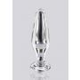Korek analny szklany Star Sparkler ToyJoy przezroczysty 12 cm - 10