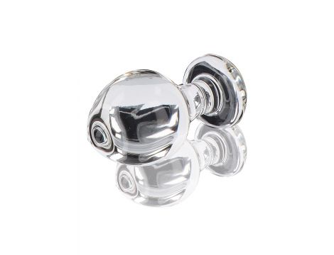 Szklany korek analny Brilliant Star ToyJoy przezroczysty 9 cm - 8