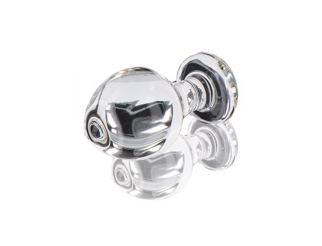 Szklany korek analny Brilliant Star ToyJoy przezroczysty 9 cm - 5