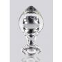 Szklany korek analny Brilliant Star ToyJoy przezroczysty 9 cm - 11