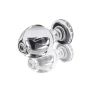 Szklany korek analny Brilliant Star ToyJoy przezroczysty 9 cm - 9