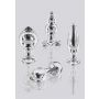 Szklany korek analny Brilliant Star ToyJoy przezroczysty 9 cm - 8