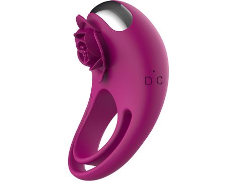 Pierścień wibrujący Put A Ring On It ToyJoy fuksja pilot USB - 8