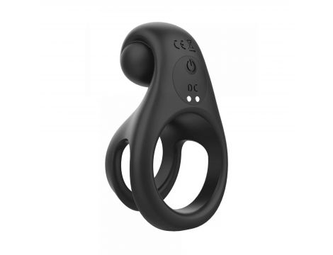 Pierścień wibrujący silikonowy Aladin Ultimate ToyJoy czarny USB - 4