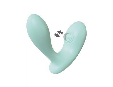 DuoVibe II Tapping Vibrator Mint - 4