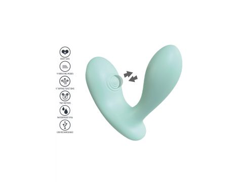 DuoVibe II Tapping Vibrator Mint - 11