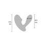 DuoVibe II Tapping Vibrator Mint - 14