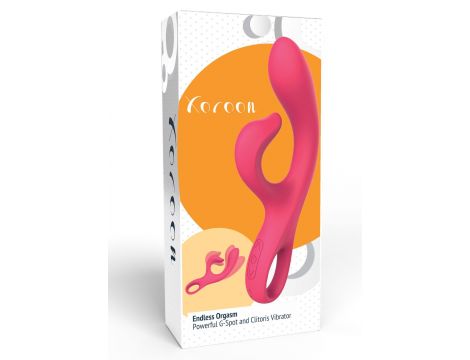 Wibrator XOCOON Endless Orgasm fuksja USB 21 cm - 3