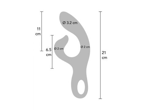 Wibrator XOCOON Endless Orgasm fuksja USB 21 cm - 13
