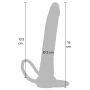 Podwójne dildo silikonowe Double Trouble ToyJoy 16 cm - 2