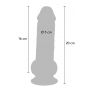Dildo realistyczne grube Dual Density ToyJoy 20 cm - 11
