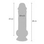 Deluxe Dual Density Thick Dildo TPE 28 cm - 9