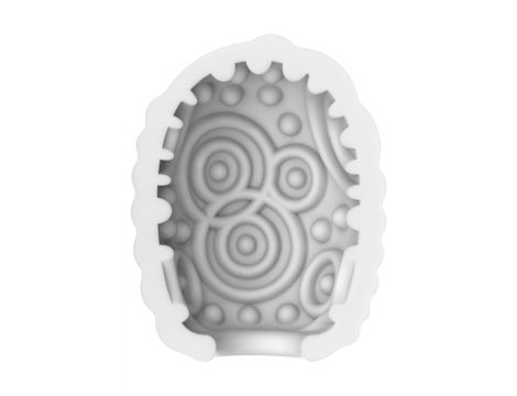 Masturbator mini ToyJoy HERO Wave biały TPE - 2