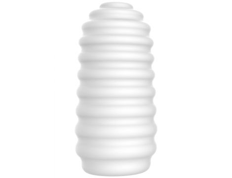 Masturbator TPE żeberkowy ToyJoy HERO Medium biały - 5