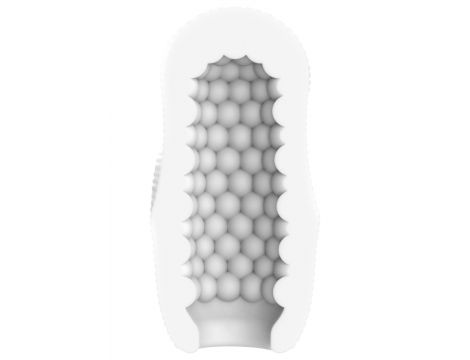 Masturbator średni ToyJoy HERO Swirl biały - 4