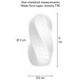 Masturbator średni ToyJoy HERO Swirl biały - 6