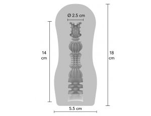 Masturbator próżniowy ToyJoy Hero przezroczysty 18 cm