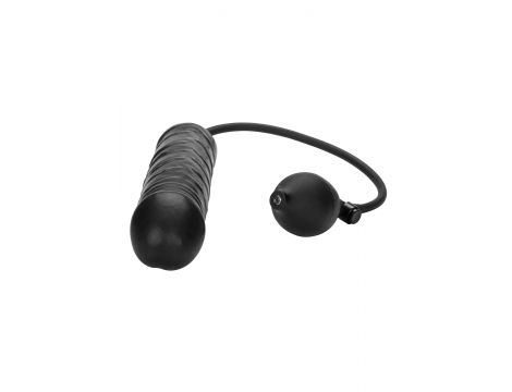 Plug analny pompowany lateksowy Calexotics czarny 24 cm - 3