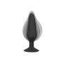 Korek analny pompowany silikonowy Colt XXXL czarny 16 cm - 6